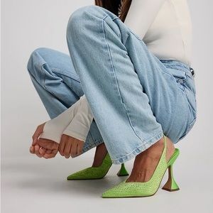 NA-KD Studded Hourglass Heels